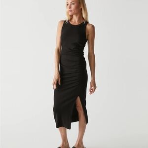 Michael stars tala assymetrical midi dress